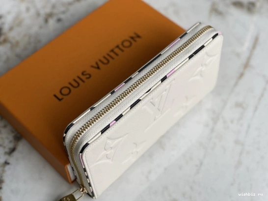 WIS LOUIS ZIPPY WALLET VUITTON 0802